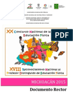 Documento Rector Michoacã-n 2015