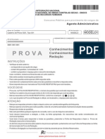 Prova e05 Tipo 001