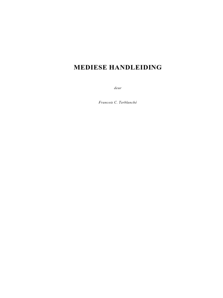 Mediese Handleiding