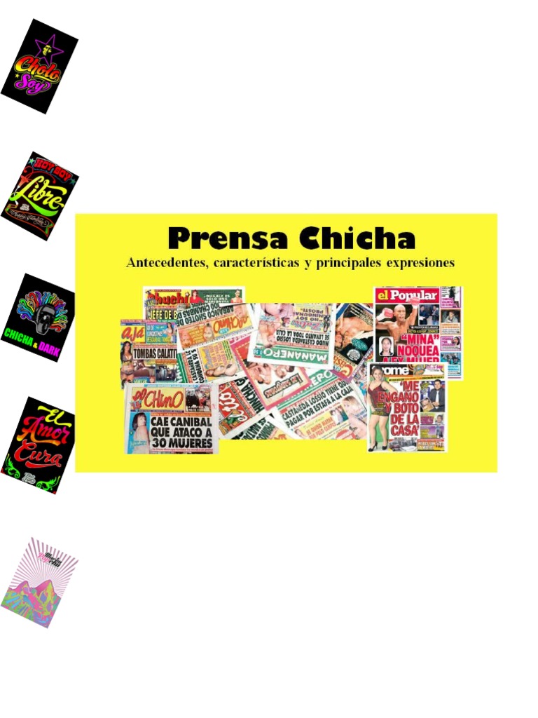 Prensa chicha Publicación Perú