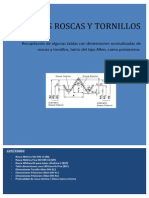 Tablas Roscas y Tornillos