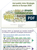 Management-ul Public Intre Strategia de La Lisabona Si Europa2020