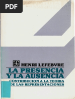 Henri Lefebvre La-Presencia y La Ausencia 1941 PDF