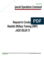 JADE HELM 15 Request to Conduct RMT