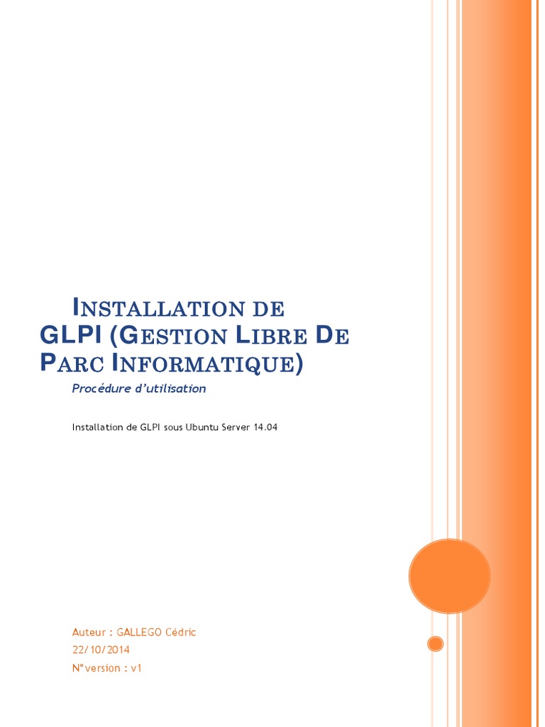 Installation de GLPI sur Ubuntu 14.04 | PDF | PHP | Apache HTTP Server