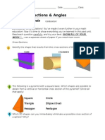 Cross Sections & Angles: Concept Quiz