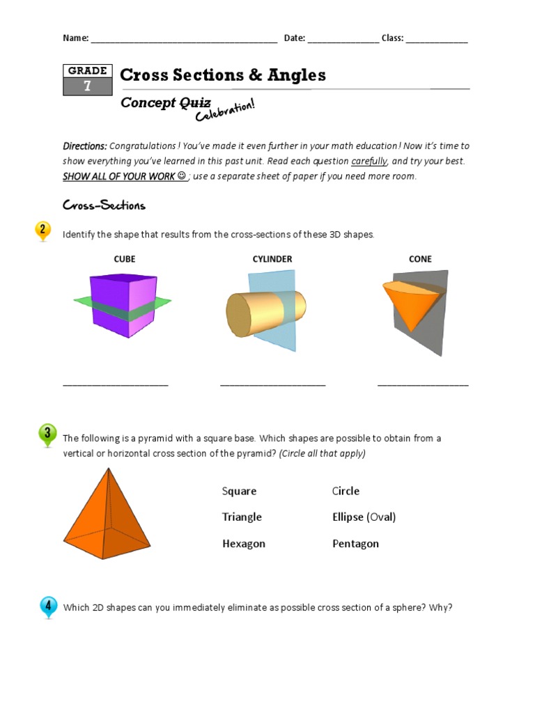 7th Grade Math Concept Quiz | PDF | Teaching Methods & Materials