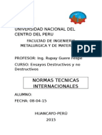 Normas Técnicas Internacionales