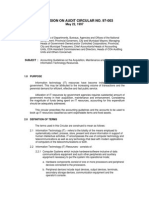 COA - C97-003Revised Estimated Useful Life in Computing Depreciation For Government Prop