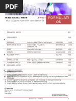 Fw001-Olive Facial Wash