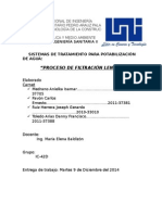 Proceso de filtración lenta para potabilización de agua