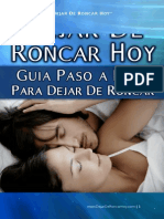 Reporte Dejar de Roncar Hoy