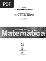 Lingua Portuguesa - Considerações sobre variaçao da lingua