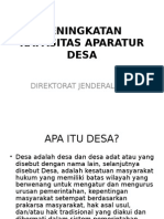 Peningkatan Kapasitas Aparatur Desa