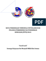 Nota Temuduga Ppps Edisi Kedua 