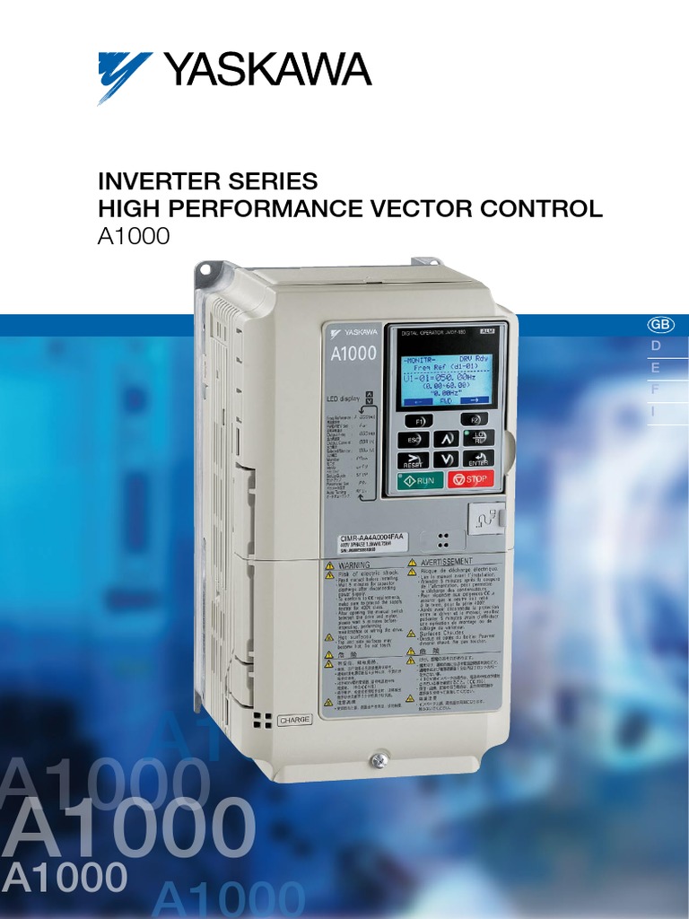 Yaskawa A1000 Brochure | PDF | Power Supply | Engines