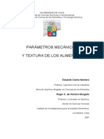 Parámetros Mecánicos y Textura de Los Alimentos