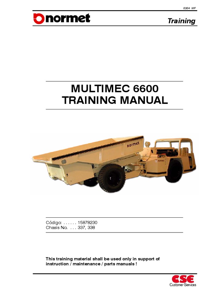 3 Training equipment manual