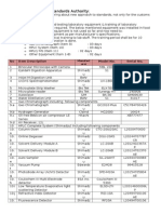 Calibration of Food Testing Laboratory Equipment