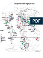 Distribuția Spațială A Principalelor Orașe Ale Lumii După Mărimea Demografică Pentru Anul 2013