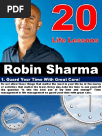 20 Lessons Robin Sharma