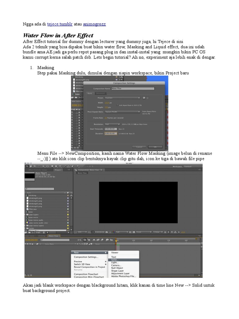 Flow For After Effects Pdf – Installation + Tutorial Graph Preset (Flow ...