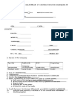 Application For Civil Contractor Enlistment Ofcivil Works