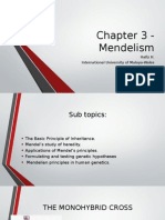 Chapter 3 - Mendelism