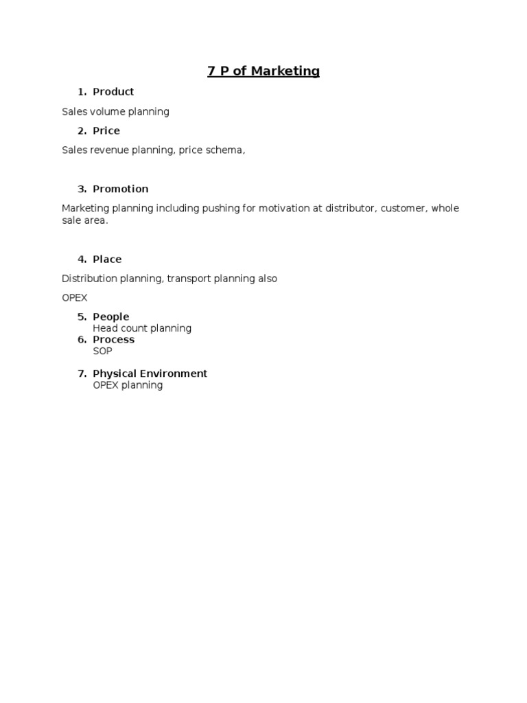 7 P's of Marketing Explained | PDF | Career & Growth | Business
