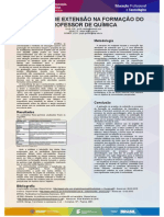 Atividades de Extensão Na Formação Do Professor de Química