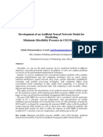 Development of An Artificial Neural Network Model For Predicting Minimum Miscibility Pressure in CO2 Flooding