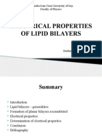 Electrical Properties of Lipid Bilayers-Veronica PRISECARIU