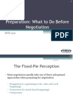 Preparation: What To Do Before Negotiation