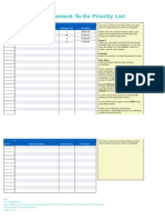 Excel Time Management Todo