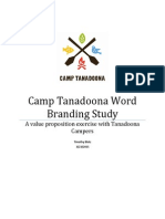 Camp Tanadoona Branding Study