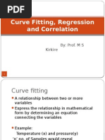 Chapter 2 Curve Fitting, Regression and Correlation