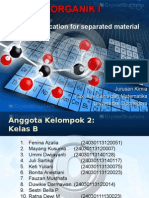 Anorganik I Kelompok 2 - HSAB Pemisahan Material