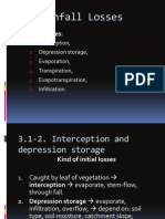 HIDROLOGI Kuliah III (Rainfall Losses)