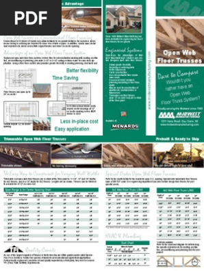 Floor Truss Duct Flow Hvac