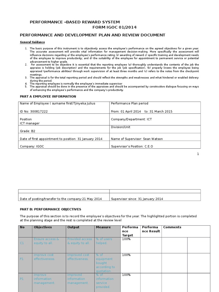Performance-Based Reward System Guide | PDF | Performance Appraisal ...