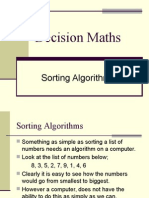 D1, L2 Sorting Algorithms