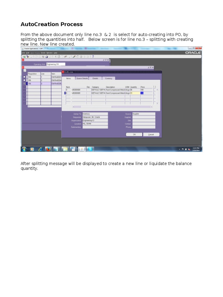 Autocreation Setup | PDF