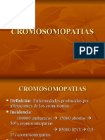 Cromosomopatías: alteraciones cromosómicas