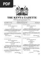Download Gazette Notice Issue on Parastatal Chiefs - Gazette Vol 43 27-4-2015 Special Issue by State House Kenya SN263259389 doc pdf