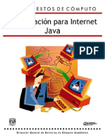 Programación Para Internet. Java ( DGSCA. UNAM )