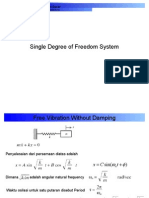 Single Degree of Freedom System