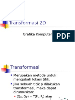 Pertemuan 3 Transformasi 2D