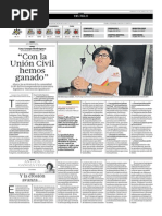 "Con la unión civil hemos ganado"