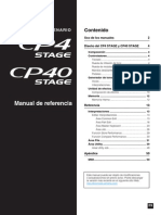 Yamaha CP4 / CP40 - Manual de Referencia
