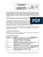 Requisitos Técnicos - Instalação de Gases - Auditoria